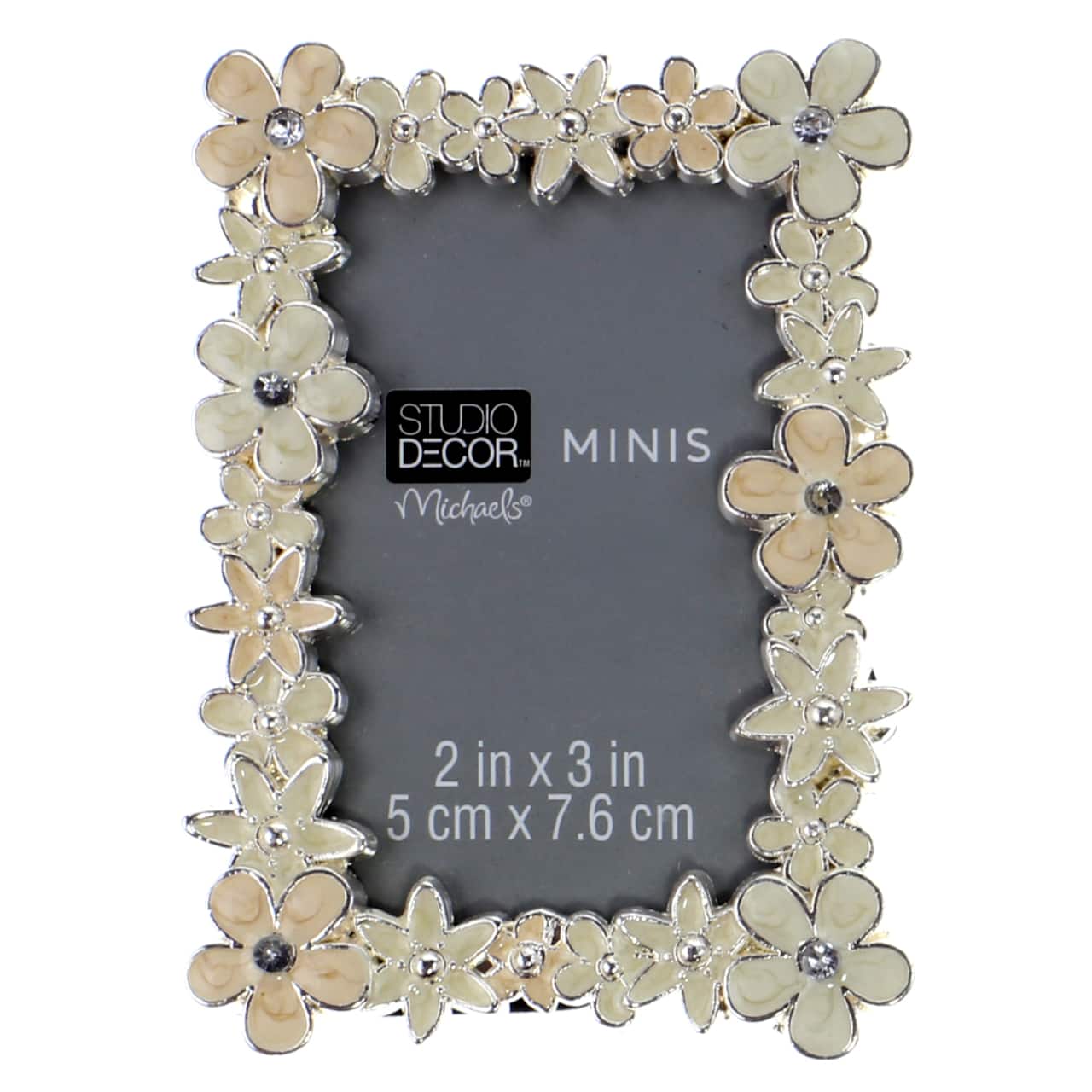 White Floral Mini Frame by Studio D&#xE9;cor&#xAE;